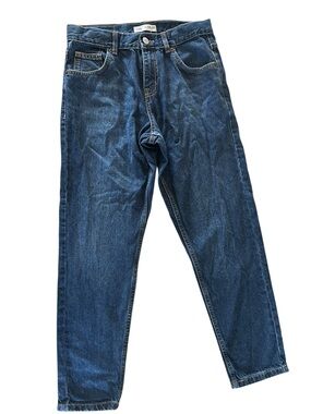 Zara Boys Jeans Size 13-14 164 Dark Wash Straight Leg Back to School Denim
